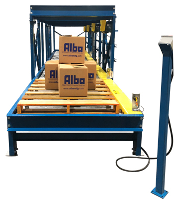 Alba Manufacturing – Alba Helps A Palletizing Application Take Flight Alba Manufacturing - Alba Helps A Palletizing Application Take Flight