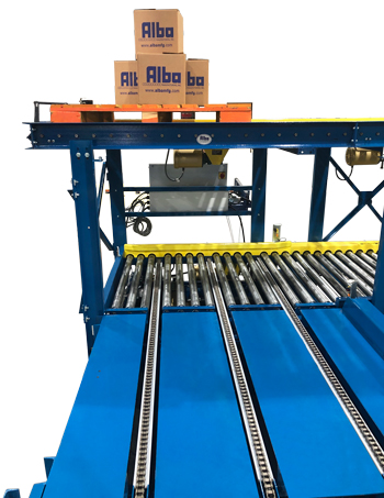 Alba Manufacturing – Alba Helps A Palletizing Application Take Flight Alba Manufacturing - Alba Helps A Palletizing Application Take Flight